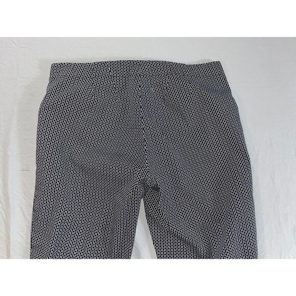 J Jill Lightweight Stretch Cotton Tapered Geometric Pattern Pants. Women's 10. - Picture 9 of 9